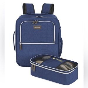 NEW Biaggi Carry Cube Backpack TSA Approved Travel Bag Removable Packing Cube